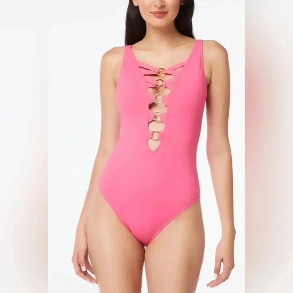 BLEU BY ROD BEATTIE RING ME UP LACE DOWN ONE SIZE 8 - Picture 2 of 11